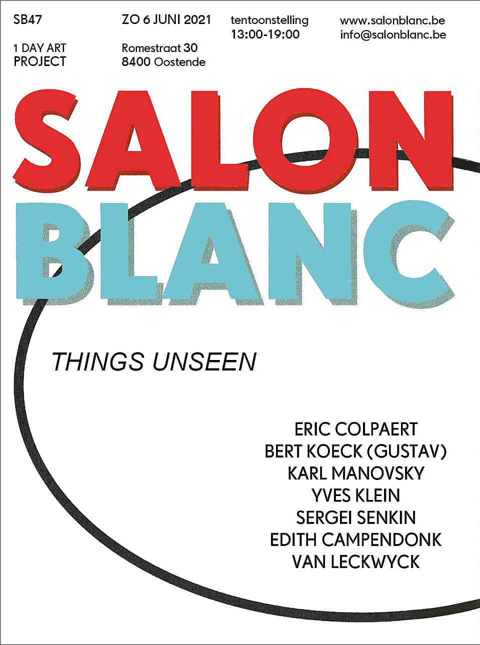 THINGS UNSEEN - Initiative and Curatorship Eric Colpaert, Lente 2023